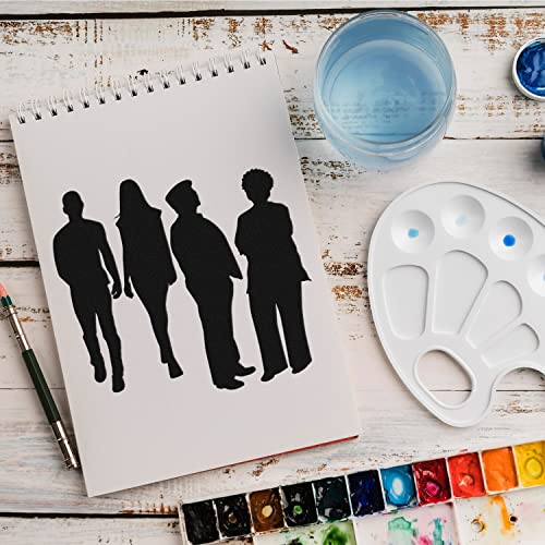 Schablone Menschen Personengruppe v1 Design Stencil DIY Airbrush Muster Wandgestaltung Sprühschablone 33 x 33 cm Schablone Menschen Personengruppe v1 Design Stencil DIY Airbrush Muster Wandgestaltung Sprühschablone 33 x 33 cm von anygoods