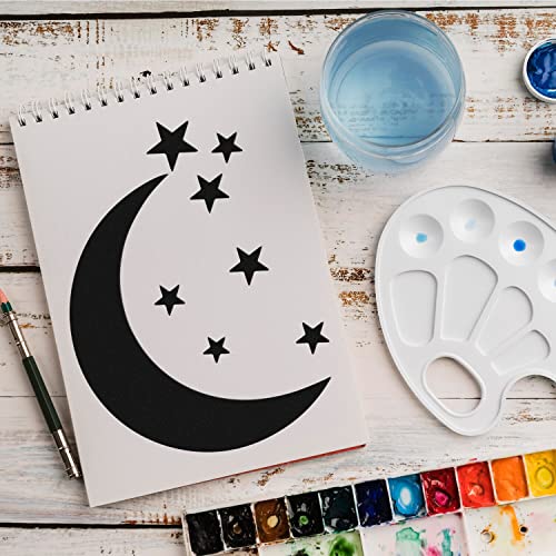 Schablone Mond Sterne v1 Design Stencil DIY Airbrush Muster Wandgestaltung Sprühschablone 21 x 29 cm Schablone Mond Sterne v1 Design Stencil DIY Airbrush Muster Wandgestaltung Sprühschablone 21 x 29 cm von anygoods