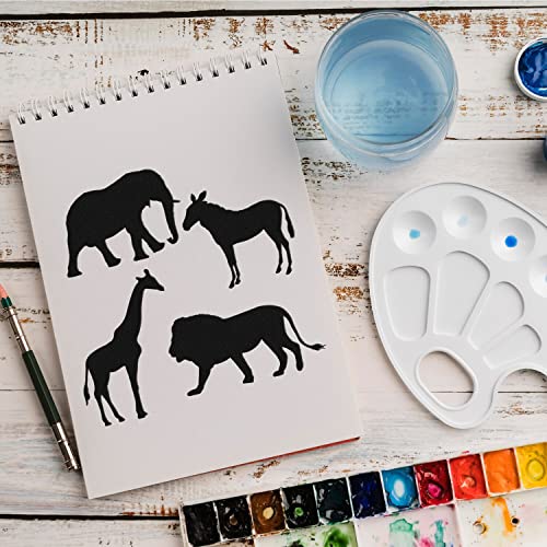 Schablone Safari Tiere v3 Design Stencil DIY Airbrush Muster Wandgestaltung Sprühschablone 21 x 21 cm Schablone Safari Tiere v3 Design Stencil DIY Airbrush Muster Wandgestaltung Sprühschablone 21 x 21 cm von anygoods