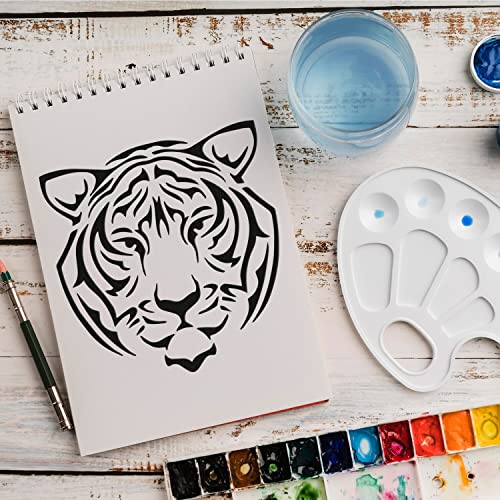 Schablone Tiger Safari v5 Design Stencil DIY Airbrush Muster Wandgestaltung Sprühschablone 15 x 15 cm Schablone Tiger Safari v5 Design Stencil DIY Airbrush Muster Wandgestaltung Sprühschablone 15 x 15 cm von anygoods