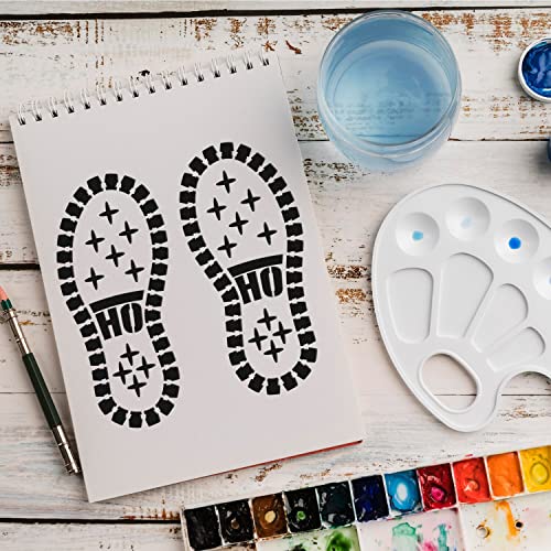 Schablone Weihnachten Schuhabdruecke v1 Design Stencil DIY Airbrush Muster Wandgestaltung Sprühschablone 15 x 15 cm Schablone Weihnachten Schuhabdruecke v1 Design Stencil DIY Airbrush Muster Wandgestaltung Sprühschablone 15 x 15 cm von anygoods