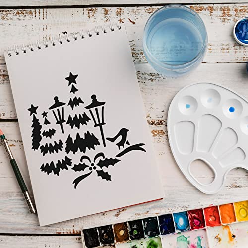 Schablone Winterlandschaft Tannenbaum v1 Design Stencil DIY Airbrush Muster Wandgestaltung Sprühschablone 50 x 50 cm Schablone Winterlandschaft Tannenbaum v1 Design Stencil DIY Airbrush Muster Wandgestaltung Sprühschablone 50 x 50 cm von anygoods