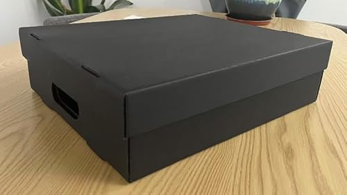 Aopule 4 x Sammelalbum-Aufbewahrungsbox, Foto-Aufbewahrungsbox, stabile Bilderbox, zum Aufbewahren und Schützen von Bildern, Dokumenten, Schwarz Aopule 4 x Sammelalbum-Aufbewahrungsbox, Foto-Aufbewahrungsbox, stabile Bilderbox, zum Aufbewahren und Schützen von Bildern, Dokumenten, Schwarz von aopule