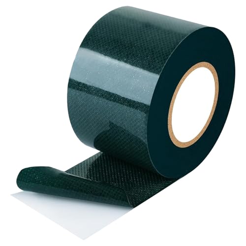 aotusoa Kunstrasenband Selbstklebend Grün Klebeband zur Verbindung und Befestigung von Kunstrasen Außenbereich Garten Naht für Synthetischer Gras Rasen Teppich Nahtband (Doppelseitig, 50mm X 5 m) von aotusoa