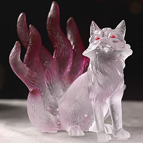 appuivbt 3D-Form aus Kunstharz mit neun Schwänzen und Füchsen, Tier-Epoxidharz, Schmuckform, Harzgussformen für Polymerton, Seife, Kerze von appuivbt