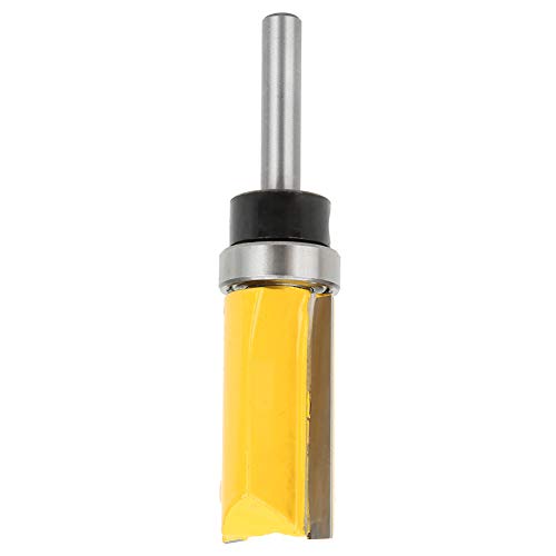1/4in -Schaftlager -Flush Trim Router Bit Holzbearbeitungsinstrument Zum Schlitzen von Trimmen 1/4x3/4x38 von aqxreight