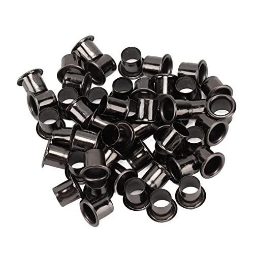 100 Pcs Metall Nieten -Ösen Rund Innenloch -Jährige Löcher Lederhandwerk Accessoires 6 Mm / 0,24 Zoll (6MM) von aqxreight