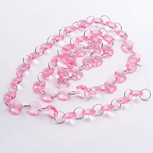 1m Acrylperlen Stränge Hochzeit Weihnachtsfeier Hängende Dekoration (). leicht. Schön.. hoch. Material. Acryl. einfach. Länge .. von. gewünscht. Korn (PINK) von aqxreight