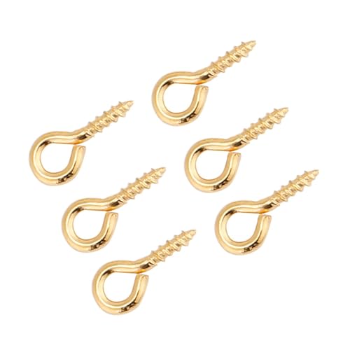 200pcs / Bag Eye Pins Eyepins Legierungsfaden S Augenhaken Schmuckbefund Augenstifte Eyepine Eye Haken Faden Augen Pi Erstellen Einzigartiger S Is F F (GOLD) von aqxreight