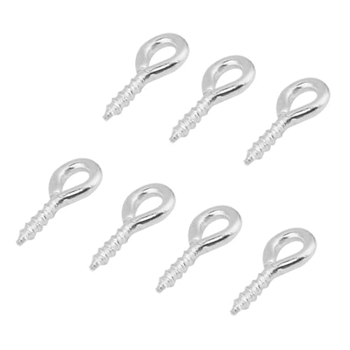 200pcs / Bag Eye Pins Eyepins Legierungsfaden S Augenhaken Schmuckbefund Augenstifte Eyepine Eye Haken Faden Augen Pi Erstellen Einzigartiger S Is F F (SILVER) von aqxreight