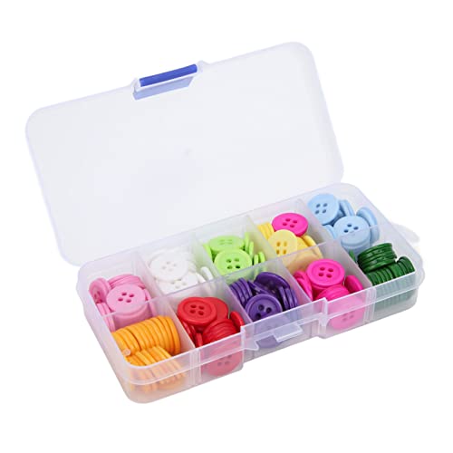 200pcs Knöpfe 4 Löcher 15 Mm Farbenfrohe Kinderkleidung Dekoration Accessoires Buttonsbuttons für Handwerkssewingknöpfe und Anspruchsvoll von aqxreight
