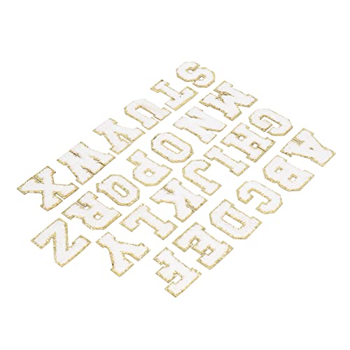 26 PCs Dekorative Brief Patches A Bis Z für DIY -Personalisierungs- und Stickprojekte von aqxreight