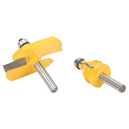 2pcs 8mm Shank Handlauf & Tischrouter Bit Set Holzbearbeitungsschneider mit Lager 2pcs 8mm Shank Handlauf & Tischrouter Bit Set Holzbearbeitungsschneider mit Lager von aqxreight