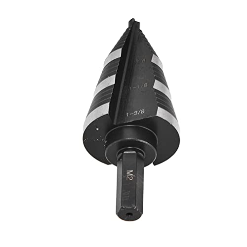 3/16 Bis 1-3/8 Zoll Stiefmaschine M2 Hochgeschwindigkeitsstahl Nitrimiertes Kegelbohrbit mit 3/8-Zoll-Hex-Schaft 3/16 Bis 1-3/8 Zoll Stiefmaschine M2 Hochgeschwindigkeitsstahl Nitrimiertes Kegelbohrbit mit 3/8-Zoll-Hex-Schaft von aqxreight