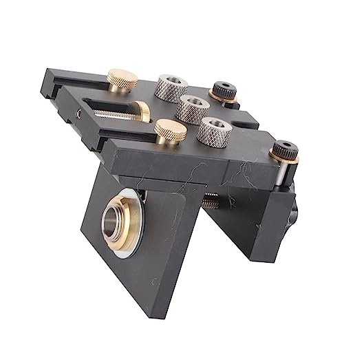 3? In? Holzbearbeitung Bohrlokator Loch Puncher Doweling Jig -Bohrkit 3? In? Holzbearbeitungsbohrlokator Loch Puncher Doweling Jig -Bohrkit -Werkzeug, das Auch nach Oben Bleibt von aqxreight