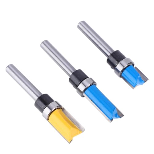 3pcs 1/4in Shank Holzbearbeitungsmahlen Router Bit für Trimmer/Gravurmaschine von aqxreight