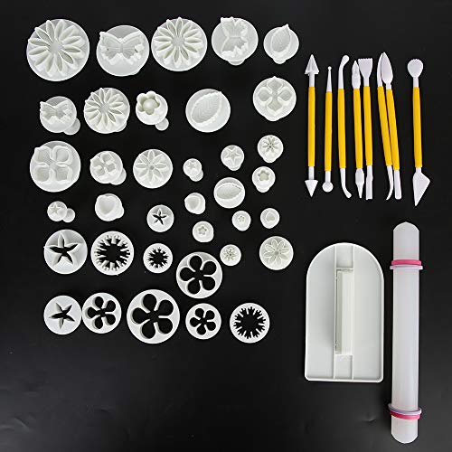 46pcs Keramikwerkzeuge Druckset Kunststoff Formen Klare Linien Handwerk für Gute Elastizität 46pcs Keramikwerkzeuge Druckset Kunststoff Formen Klare Linien Handwerk für Gute Elastizität von aqxreight