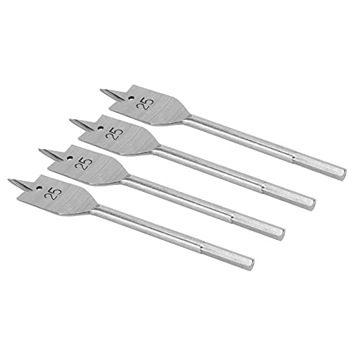 4pcs Flaches Holzbohrer Bit Set Hoher Kohlenstoffstahl Holzbearbeitung Werkzeug Ersatz 25mm Flachholzbohrer Bitswood -Arbeiten Flach Dri das Is Loch Auch Fla Fla 4pcs Flaches Holzbohrer Bit Set Hoher Kohlenstoffstahl Holzbearbeitung Werkzeug Ersatz 25mm Flachholzbohrer Bitswood -Arbeiten Flach Dri das Is Loch Auch Fla Fla von aqxreight