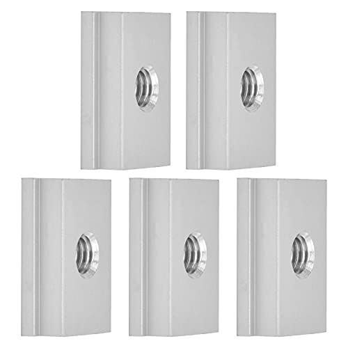 5 PCs Holzbearbeitung Schieberegler Aluminiumlegierung Präzise Größe Flachdeformation Holzbearbeitungskomponente M8 (M6) von aqxreight