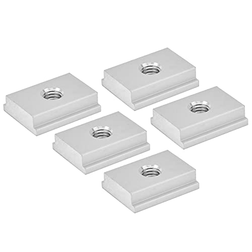 5 PCs Holzbearbeitung Schieberegler Aluminiumlegierung Präzise Größe Flachdeformation Holzbearbeitungskomponente M8 (M8) von aqxreight