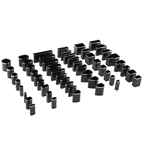 52pcs Multi -S Leder -Loch PU -Cutter -Werkzeuge Set Craft Leder Puncher Leder Loch Punchleder Loch PU Cutterleder Loch PU Tool Setleder Hollowschneider von aqxreight