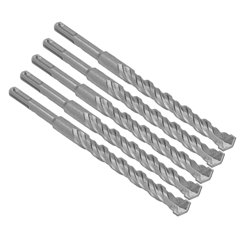 5pcs Impact Drill -Bits mit Vergaserspitze Hammer Bit 2 Flötenspiralbits für B -Beton 210 Mm 7 Mm 0,28 Zoll Einfluss Bohrer Hammer Bohrmaschine Bitcarbid Tipp Bohrer Bit2 Flöte Spirale (5 mm) (6MM) von aqxreight