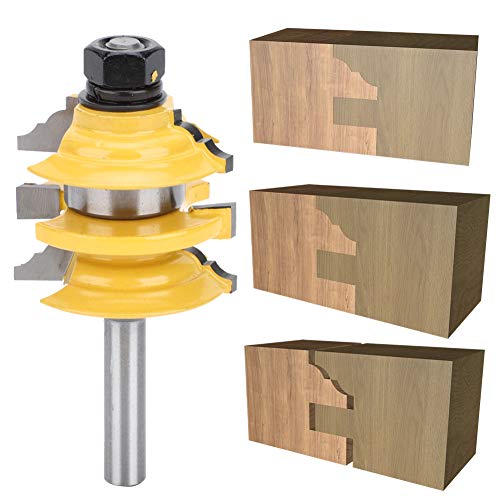 8mm Schaft West Joint Router Bit Holzbearbeitungsschneider für Schranktür und Fensterschnitzwerkzeuge von aqxreight