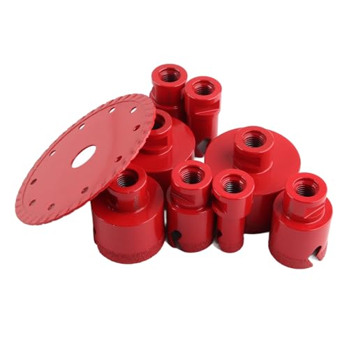 9 Stcs Drillbit Kit 20 Bis 68 Mm Schaftlochsäge und 125 Mm Schleifscheibe für Fliesen Marmorziegel 9 Stcs Drillbit Kit 20 Bis 68 Mm Schaftlochsäge und 125 Mm Schleifscheibe für Fliesen Marmorziegel von aqxreight