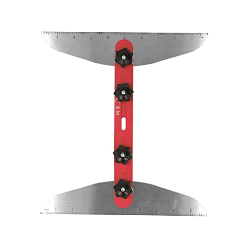 Anodierte Aluminiumlegierung: Made Streets Template Tool Cover Scribe Jig 11? 60 Zoll Mess für Risers Regal Trockenwallblack Speziell Ausgearbeitetes aus der ST -Werkzeugleistung. (BLUE) (Rot) von aqxreight