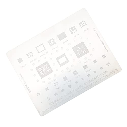 BGA -Neuballe -Schablone Genaue Schnelle Zinnpflanze CPU Wiederholungsvorlage für + Ultra Serie BGA Reballing Schablone Neu Ballering Templ G998U für usw. CPU] von aqxreight
