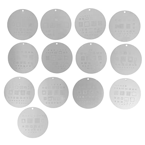 BGA -Neuballe -Schablone Set Steel Runded Rec Loch für Mobiltelefon CPU Zinnwerk BGA Rebballer Schablone Neu Ballering Stencearance Sticking and BGA -Neuballe -Schablone Set Steel Runded Rec Loch für Mobiltelefon CPU Zinnwerk BGA Rebballer Schablone Neu Ballering Stencearance Sticking and von aqxreight