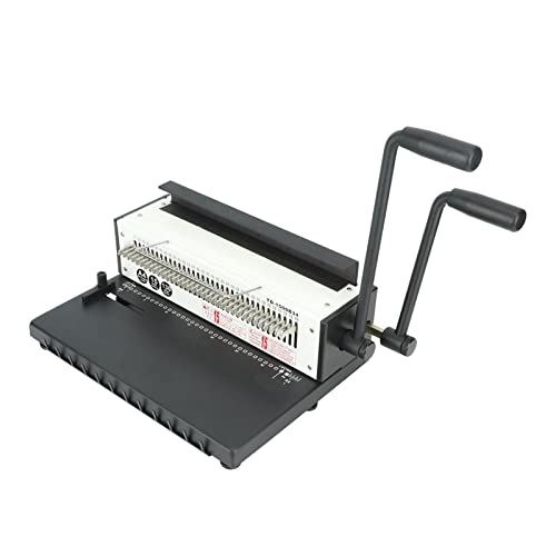 Bindungsmaschine 3: Pitch Spiral 34 Löcher 2 Spulenstanzmaschine für Buchstabengrößen Löcher Bindungsmaschine -Bindungsmaschinenlochgröße 3 Mm (Rechtwinkligkeitsloch) von aqxreight