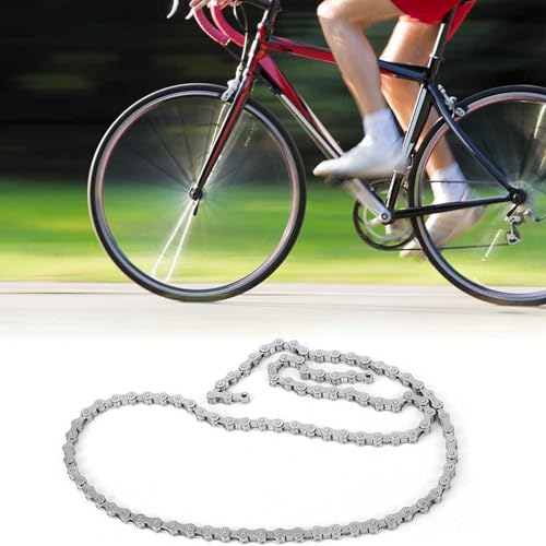 Chainmountain Bike Chainroad C High Performance Mountain Bike Singl Chain Bikes Accessoire Hohe Stärke Haltbarkeit die Erfahrung von Stahl. Anti -Rost Sorgt für die Handwerkskette von aqxreight