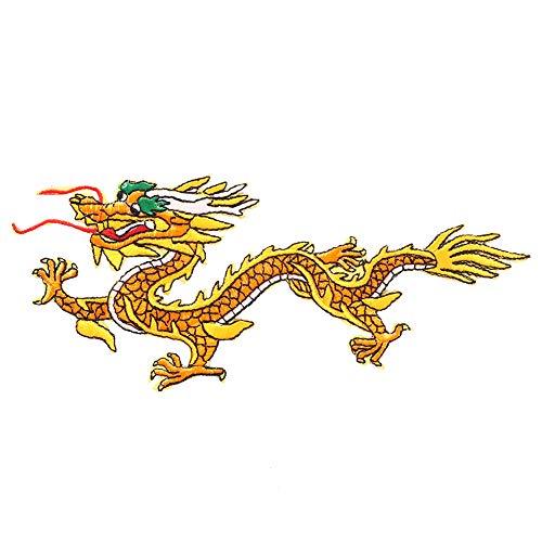 Chinesische Drachentuch Aufkleber Gesticktes Patch DIY Decor Applique Bastelzubehör Chinesische Drachentuch Aufkleber Gesticktes Patch DIY Decor Applique Bastelzubehör von aqxreight