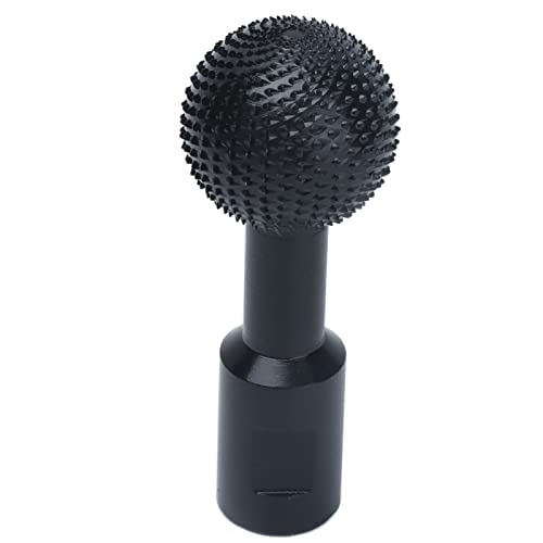Drehdatei Sphärische Burr -Kohlenstoffstahl -Schleifkopfholzbohrbohrer für Winkelschleifer Silber 14mm für Typen 100 (14mm) von aqxreight