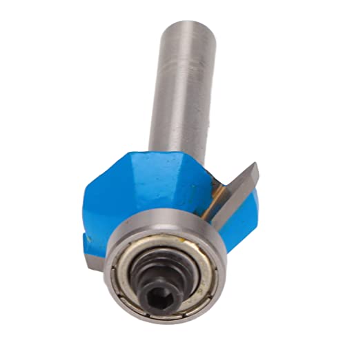 Router Bit 45 Grad 1/4in Round Shank Schandwerkzeug mit Oberlager für Holzbearbeitung (1/4*5/16) von aqxreight