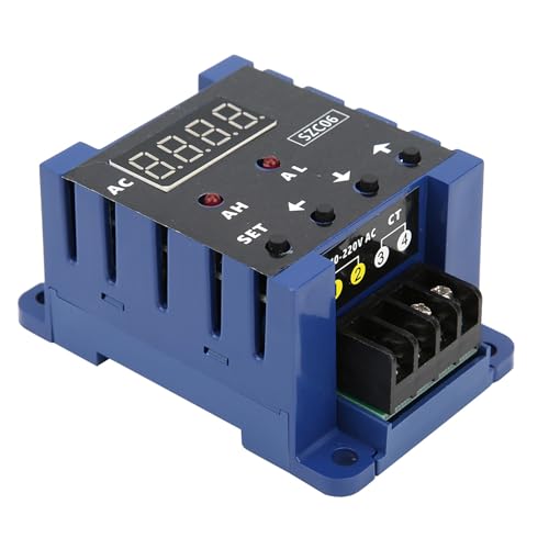 SZC06 AC Digitalameter 0,3-50A Messen Sie Alarmeinstellungen für AC110-220V (10A) (20A) (50A) von aqxreight