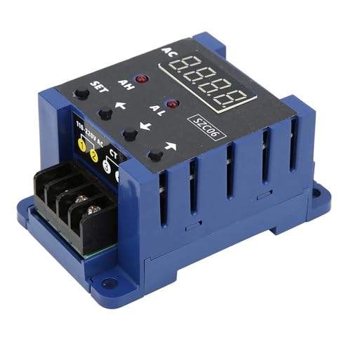 SZC06 AC Digitalameter 0,3-50A Messen Sie Alarmeinstellungen für AC110-220V (10A) von aqxreight