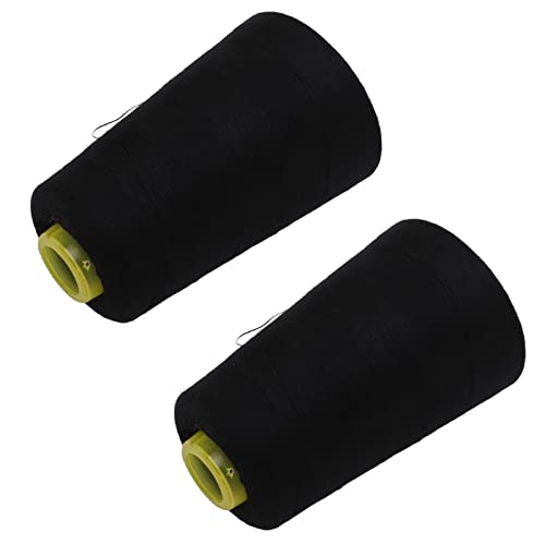 Serger Threadblack Threadsewin 2pcs 402 Sergergewinde Premium Polyester F Fadel Sturdy WEIBE Schwarze Fadengewinde Erleben Sie eine des Sergers, das Polyester Diese Gemacht Hat von aqxreight