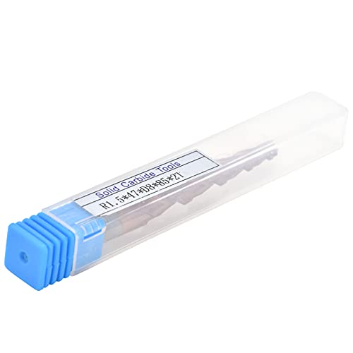 Sich Verjüngte Nasenendmühlen Robuster Helles Kegelendmühlen Zum Schnitzen von R1.5x47xd8x85mm (R1,5*47*D8*85mm) von aqxreight
