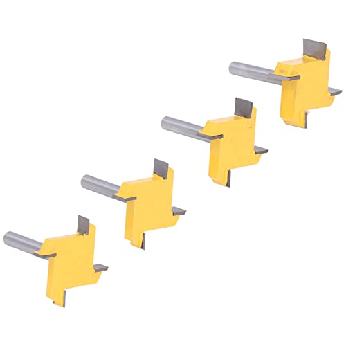 Spoilboard -Oberflächen -Router Bit Set 4 Flöte Rabbiner Schlitzschlitzabflachung Rillenwerkzeug 1/4in Schaft Odlaken Oberflächen Router Bit Setspoil für Holzrahmen Spoilboard -Oberflächen -Router Bit Set 4 Flöte Rabbiner Schlitzschlitzabflachung Rillenwerkzeug 1/4in Schaft Odlaken Oberflächen Router Bit Setspoil für Holzrahmen von aqxreight