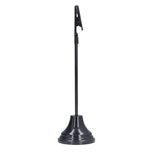 Tischnummernhalter Bequemer Praktischer Stabiler Attraktiver Deco Photo Stand für OfficeBack Table Number HolderCard StandPhoto Holdet Cotton Desktop und (BLACK) von aqxreight