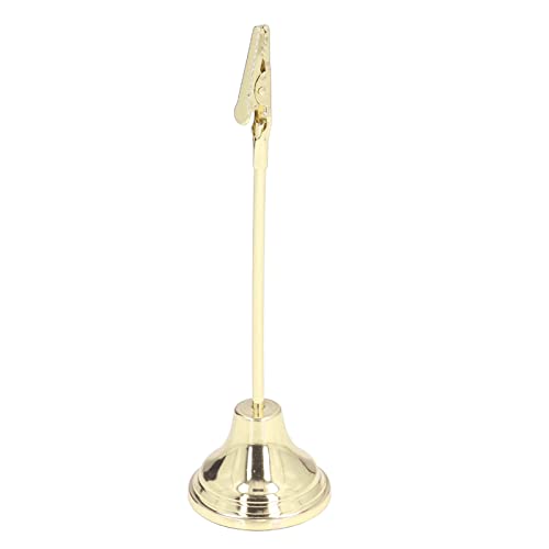 Tischnummernhalter Bequemer Praktischer Stabiler Attraktiver Deco Photo Stand für OfficeBack Table Number HolderCard StandPhoto Holdet Cotton Desktop und (GOLD) von aqxreight