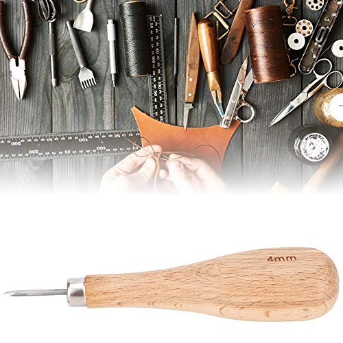 Vielseitige Rhombus -Awl mit Ergonomischem Griff und Tipps für Verbesserte Ledercraft -Projekte (4mm) von aqxreight
