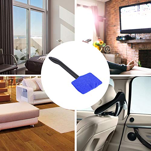 aqxreight 1pcs Mikrofaser -Autofenstergriff Pinselauto Windschutzscheibe Grüne 1 Qualität. Werkzeuge des Windschutzscheibe Cleanercar Cleanercar Fenster Toolmicrofiber Auto Cleanerc (Dunkelblau) von aqxreight