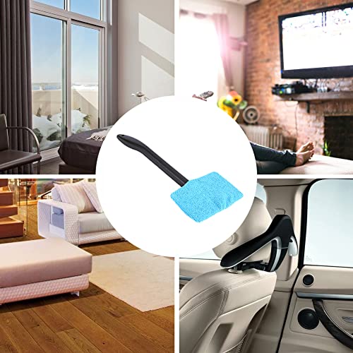aqxreight 1pcs Mikrofaser -Autofenstergriff Pinselauto Windschutzscheibe Grüne 1 Qualität. Werkzeuge des Windschutzscheibe Cleanercar Cleanercar Fenster Toolmicrofiber Auto Cleanerc (hellblau) von aqxreight