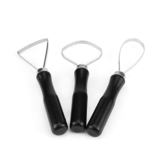 aqxreight 3 Stücke Tonwerkzeuge, die für die Keramikskulptur mit Schneidkanten und Ergonomischen Griffen Eingestellt Sind aqxreight 3 Stücke Tonwerkzeuge, die für die Keramikskulptur mit Schneidkanten und Ergonomischen Griffen Eingestellt Sind von aqxreight