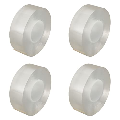aqxreight 4 Rollen Doppelseitiges Befestigungsband 9,8 Fuß Jeweils Cutable Starke Duktilität Wiederverwendbares Transparentes Zweiseitiges Klebeband für Poster aqxreight 4 Rollen Doppelseitiges Befestigungsband 9,8 Fuß Jeweils Cutable Starke Duktilität Wiederverwendbares Transparentes Zweiseitiges Klebeband für Poster von aqxreight