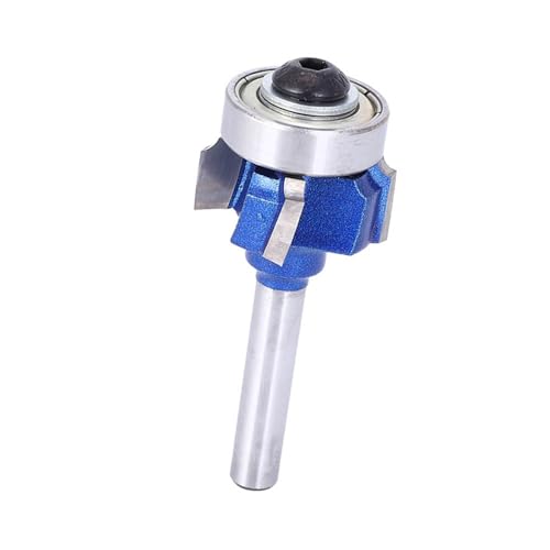 aqxreight 4-tooth Round Router Bit für Holzbearbeitung-8mm Fräser für Elektroschneide und Gravurmaschinen (Vierschnitte-Randversiegelungsmesser 8xr2) von aqxreight