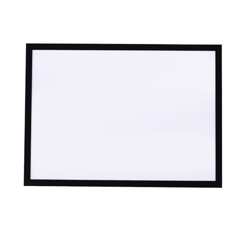 aqxreight A4 Magnetic Dokument Rahmen Transparentes PVC -Display für die Organisation der Büroschule (BLACK) von aqxreight